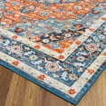 thumbnail image 5 of Yesfashion Washable Rug Anti-Slip Backing Persian Area Rug 5'x8'Stain Resistant Rugs for Living Room, Foldable Machine Washable Area Rug, Persian Red Blue, 5 of 8