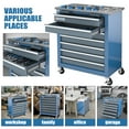 thumbnail image 3 of LARBANKE 7-Drawer Locking Tool Chest | 360� Wheels & Anti-Shock Base | Modular Workbench | Garage Workshop Storage, 3 of 6