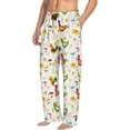 thumbnail image 6 of Sigee Chickens A print Men's Pajama Pants Lounge Sleep Bottoms with Elastic Waistband and Pockets-Small, 6 of 6