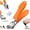 Orange, variant on Toenail Clippers for Thick Toenails,Heavy Duty Curved Nail Clipper with Extra Sharp Blade & Non-Slip PP Handle,Broad Jaw Opening Anti-Bending Design for Seniors,Men and Women