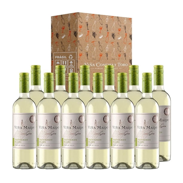 Vino Blanco Viña Maipo Classic Series Sauvignon Blanc 12 Botellas de 750 ml
