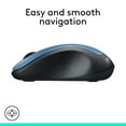 thumbnail image 6 of Logitech M310 Wireless Mouse, 2.4 GHz with USB Nano Receiver, 1000 DPI Optical Tracking, 18 Month Battery, Ambidextrous, Peacock Blue, 6 of 7