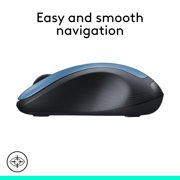 Logitech M310 Wireless Mouse, 2.4 GHz with USB Nano Receiver, 1000 DPI Optical Tracking, 18 Month Battery, Ambidextrous, Peacock Blue