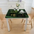 thumbnail image 3 of HAOXIT Tablecloth, Little Forest House in Design, Dining Room Kitchen Rectangular Table Cover 54''x54'', 3 of 7