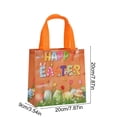 thumbnail image 3 of Anhility 12Pcs Easter Gift Bags Multicolor Bunny and Eggs Treat Tote Bags with Handles Egg Hunt Bag for Snack Candy Treat Party Favor Spring Birthday Party Supplies, 7.87x7.87x3.54in, 3 of 6