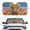 Calf American Flag Pattern, variant on HUIACONG Three Horses Portrait Foldable Car Windshield Sun Shade for Trucks Vans Car Accessories Keeps Vehicle Cool Sun Visor Protector Sunshade