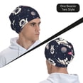 thumbnail image 6 of Xecao Cartoon Spaceship Print Knit Hat,Winter Beanie for Men Women, Beanie Soft Warm Ski Stocking Cuffed Cap, 6 of 7