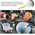 No Spill Coolant Funnel Kit, Universal Fitment, 15 Pieces Set, Cooling
