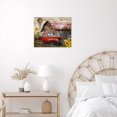 thumbnail image 6 of Rustic Farmhouse Canvas Wall Art Old Car and Cattle with Barn Framed Canvas Art Farm Cow and Sunflowers Canvas Wall Art Decor for Living Room Brown Bedroom Bathroom Decor, 16 x 12 inch, 6 of 6