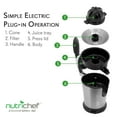 thumbnail image 2 of NutriChef Stainless Steel Electric Juice Press-Citrus Squeezer Masticating Machine w/ 160W Power, 2 of 8