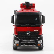 1/14 Scale Rc Box Water Sprayable Fire Truck Car Toy Model with Battery for Gift