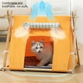 thumbnail image 5 of Cat Camping Tent, Cat Tent Bed, Pet Tent for Indoor Cat and Small Dog, Mini Tent,Pet Tent Cat kennel Universal Enclosed All Seasons, 5 of 6