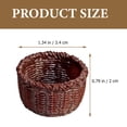 thumbnail image 3 of SHISUYAN 6Pcs Mini Basket Model Creative Storage Basket Ornament Mini House Accessories, 3 of 8