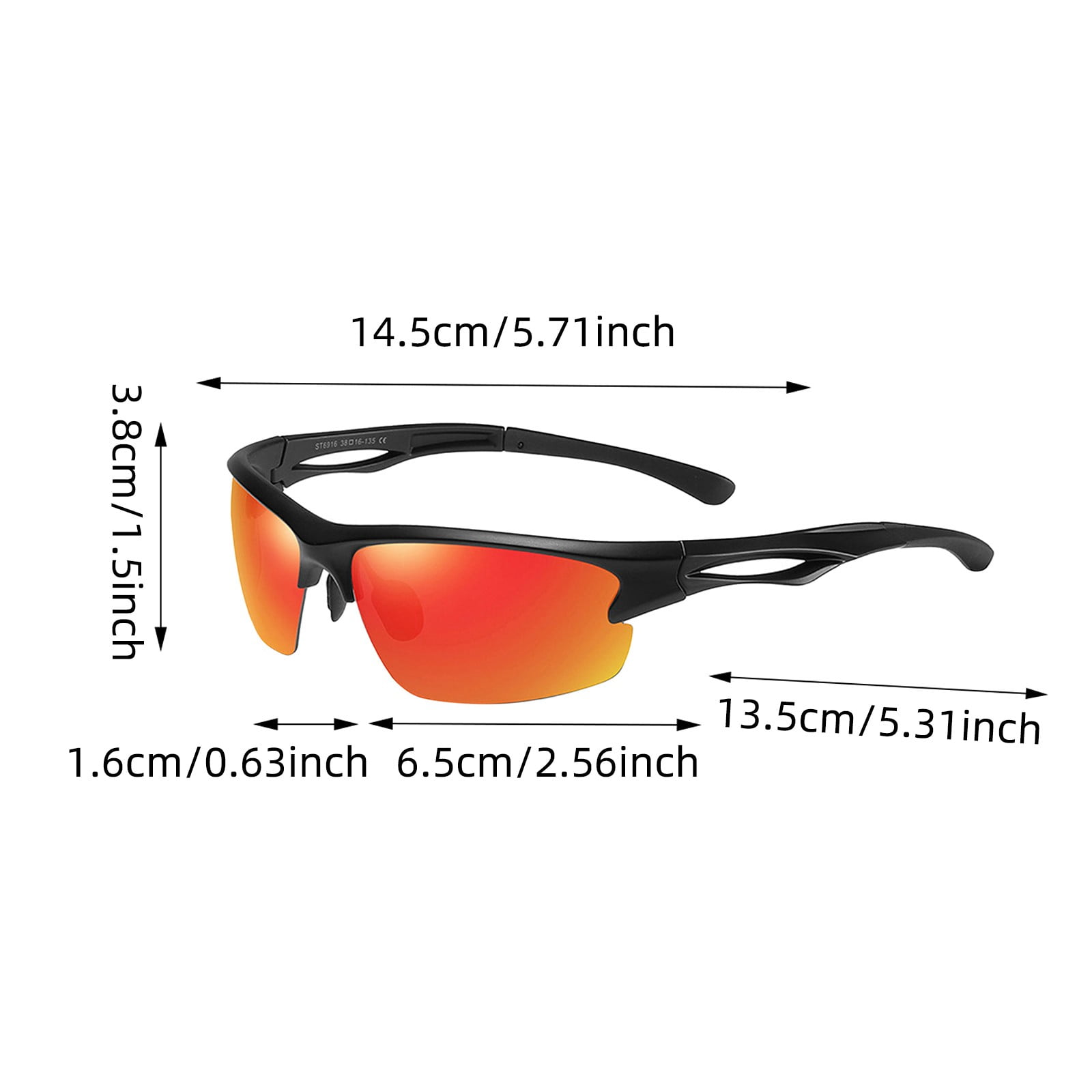 LUNETTES DE MONTAGNE,15-5 lens--Lunettes de soleil polarisées pour cyclisme, vtt, vélo de