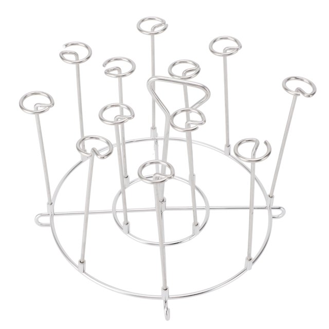 Support de Brochettes en Acier Inoxydable Polyvalent, Compatible avec Autocuiseur, Grille Verticale Gain de Place pour Accessoire de Gril Kabob en Matériau en Acier Inoxydable 304