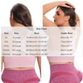 thumbnail image 5 of WAGUTH Plus Size Sports Bra for Women Adjustable Straps Racerback Medium Support Workout Yoga Bralette,Pink,4XL, 5 of 5