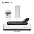 thumbnail image 2 of eccomum Sealer Machine for Food Preservation Dry & Moist Food Saver with 10 Bags Pumping Function Fresh-keeping Food Sealing for Meat Beef Vegetables Fruits Snacks Pet Food, 2 of 7