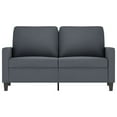 thumbnail image 2 of vidaXL Sofa Chair Upholstered Accent Armchair Sofa Comfort Light Gray Velvet, 2 of 7