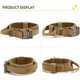thumbnail image 2 of Collar táctico para perro con asa de control, collar ajustable militar de nailon, hebilla de metal, acolchado para perros medianos (L) -Versailles, 2 of 5