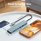 thumbnail image 3 of USB C Hub para MacBook – Adaptador USBC 7 en 1 con HDTV 4K, PD de 100W, Puertos USB 3.0 5Gbps, Lector de Tarjetas SD/TF y Audio de 3.5mm – Dongle con Conector USB-C para Mac mini M4 Oficina,, 3 of 9
