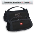 thumbnail image 4 of Accesory JCHPINE Funda de silicona y funda rígida de viaje para altavoz Bluetooth portátil JBL Charge 4/Charge 5, 4 of 8
