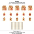 thumbnail image 6 of Big Dot of Happiness Gingerbread Christmas - Gingerbread Man Holiday Party Centerpiece Sticks - Table Toppers - Set of 15, 6 of 7