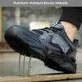 thumbnail image 2 of Steel Toe Cap Trainers Safety Trainers Men Women Lightweight Work Trainers Breathable Puncture Proof, 2 of 7