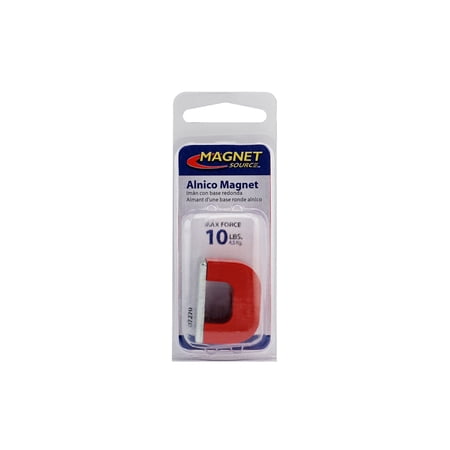 Master Magnetics 07270 2 oz. Red Horseshoe Magnet