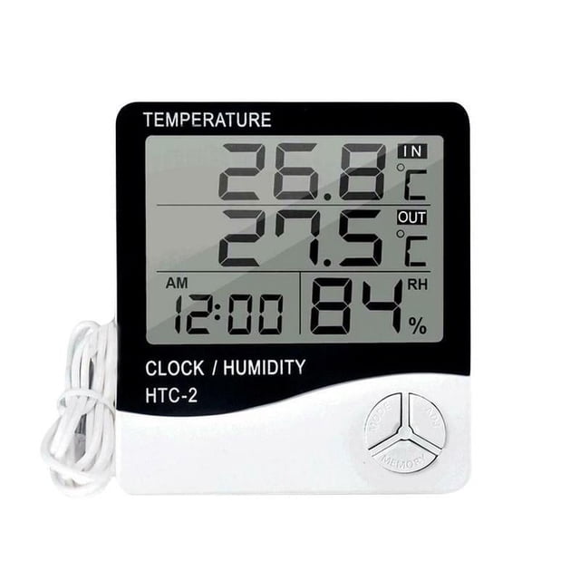 LCD Digital Temperature Humidity Meter HTC-2 Hygrometer Thermometer C8I5