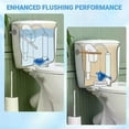 thumbnail image 5 of Universal Toilet Flapper Replacement Toilets Tank Water Saving Rubber Flush Valve Flapper with Stainless Chain Blue 1Pack, 5 of 5