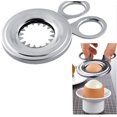thumbnail image 1 of Jinsinto Stainless Steel Egg Cutter Boiled Egg Opener Egg Clipper Egg Scissors Shell Remover, 1 of 5