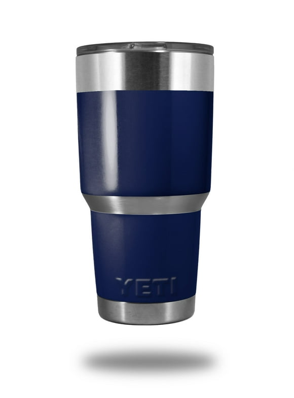 Skin Decal Wrap for Yeti Tumbler Rambler 30 oz Solids Collection Navy Blue ( 30oz TUMBLER NOT INCLUDED )