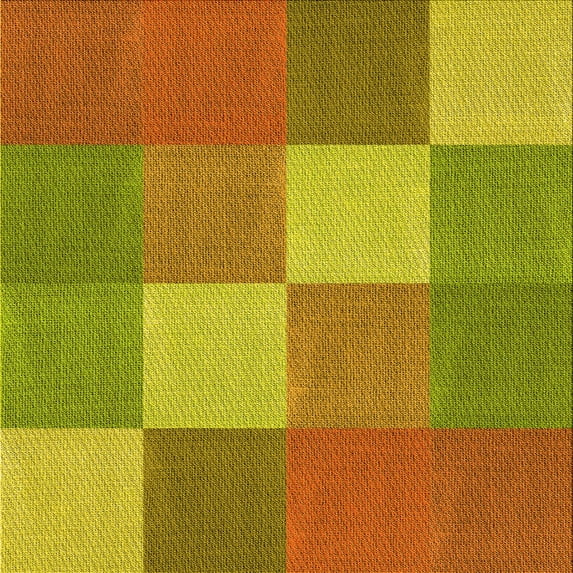 Ahgly Company Indoor Square Patterned Mahogany Brown Area Rugs, 6' Square