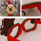 thumbnail image 4 of Bewildely Gafas de Navidad Decoraciones para fiestas Juguetes para niños adultos Papá Noel Muñeco de nieve Cuernos Gafas Navidad Decoración Vacaciones Kits de decoración para fiestas 2 # Bewildely HA000270-02B, 4 of 6