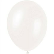 Pearlized Latex Balloons, Iridescent White, 12in, 50ct