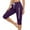 Purple, variant on UAMVSH Women's Sweatpants Capri Pants Cropped Running Pants Lounge Loose Drawstring Waist Jogger with Pockets