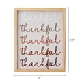 thumbnail image 5 of Thankful Embroidered Framed Wall Decor, Multicolor, 8" x 10", Harvest by Way To Celebrate, 5 of 6