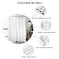 thumbnail image 4 of Extra Long Waffle Weave Shower Curtain – 72x96 Inch, Water-Resistant, Machine Washable Polyester, Hotel Quality, Includes Hooks – Elegant Bathroom Decor, Color: System default_33, 4 of 7