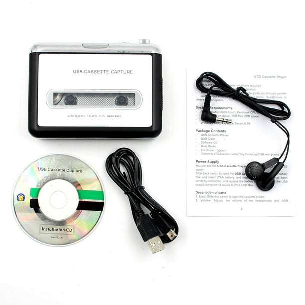 La musique Cassette lecteur Flash USB Stick USB, cassette d