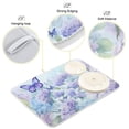 thumbnail image 4 of Butterfly Flowers Hydrangea Dish Drying Mat Dish Drainer Rack Mats Water Absorbent Non-Slip Easy Clean Heat Resistant for Kitchen Counter, 4 of 8