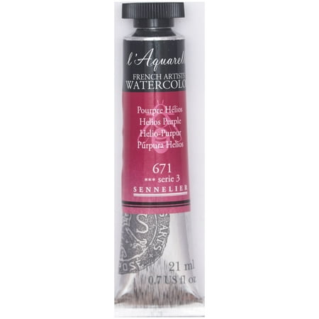UPC: 3046450117193 | Sennelier French Artists Watercolor 21ml Tube Helios Purple S3