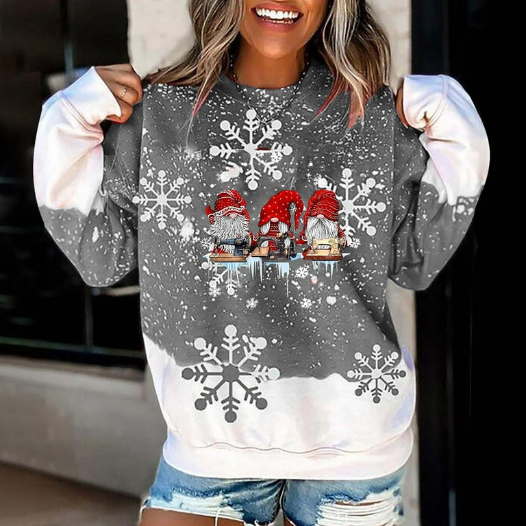 HOT Reindeer Nice Christmas Jumpers Womens Christmas