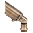 thumbnail image 6 of Cast Brass 12V Mini Outdoor Spotlight (Bronze) with 2W 175 Lumen 2700K Warm White MR8 LED Bulb for Low Voltage Landscape Lighting of House, Yard, Trees, Bushes, Shrubs, Columns or Patio, 6 of 7
