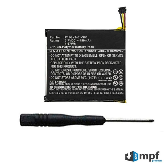 P11GY1-01-S01 3701-0001-01 Battery for Nest Learning Thermostat T200577 T200677