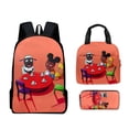 thumbnail image 1 of Necessary for the beginning of the semester Student 3-piece Backpack, Backpack, Lunch Bag, Pencil Case Set, 1 of 8
