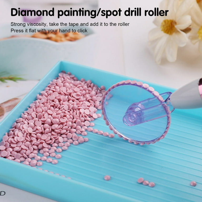 1 Set Drill Roller Detachable Handle Diy Diamond Painting Tip Finish Roller  Tool