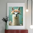 thumbnail image 2 of Diamond Art Kit for Adults, Llama Floral Crown Portrait Elegance Diamond Painting for Adults Beginners, DIY Diamond Art Painting Kits, 5D Diamond Painting Crafts for Home Decor 12x16 Frameless, 2 of 7