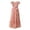 A-Pink110, variant on Bobifish Toddler Girls Bridesmaid Dress Summer Solid Ruffle Sleeve Long Flowy Tiered Dress Children Girls Formal Party Dresss