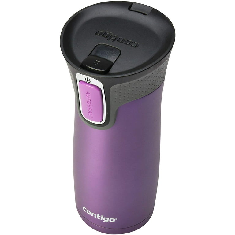  Contigo AUTOSEAL West Loop Stainless Steel Travel Mug, 16 oz,  Radiant Orchid: Home & Kitchen