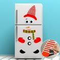 thumbnail image 6 of LEFTHIGH Home Christmas Snowman Expression Magnetic Refrigerator Sticker Holiday Decoration DIY Garage Door Wall Sticker Birthday Gifts, 6 of 6